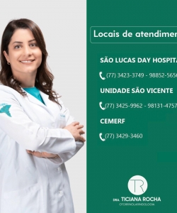 Dra. Ticiana Rocha Francisco Dra. Ticiana Rocha Francisco